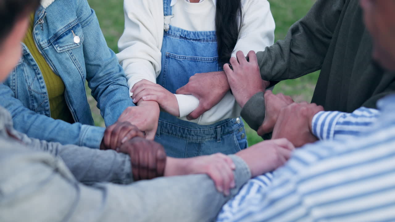 Diverse Team Showing Unity and Collaboration