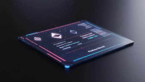 interactive digital dashboard visualizing cryptocurrency transactions, featuring detailed analytics and insights on real-time data with futuristic aesthetic elements