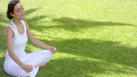 Young-woman-meditating-in-nature