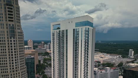 high rise building of the hue midtown apartment in atlanta, georgia, united states