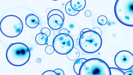 abstract representation of cells or biological structures