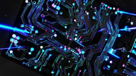 abstract circuit board design