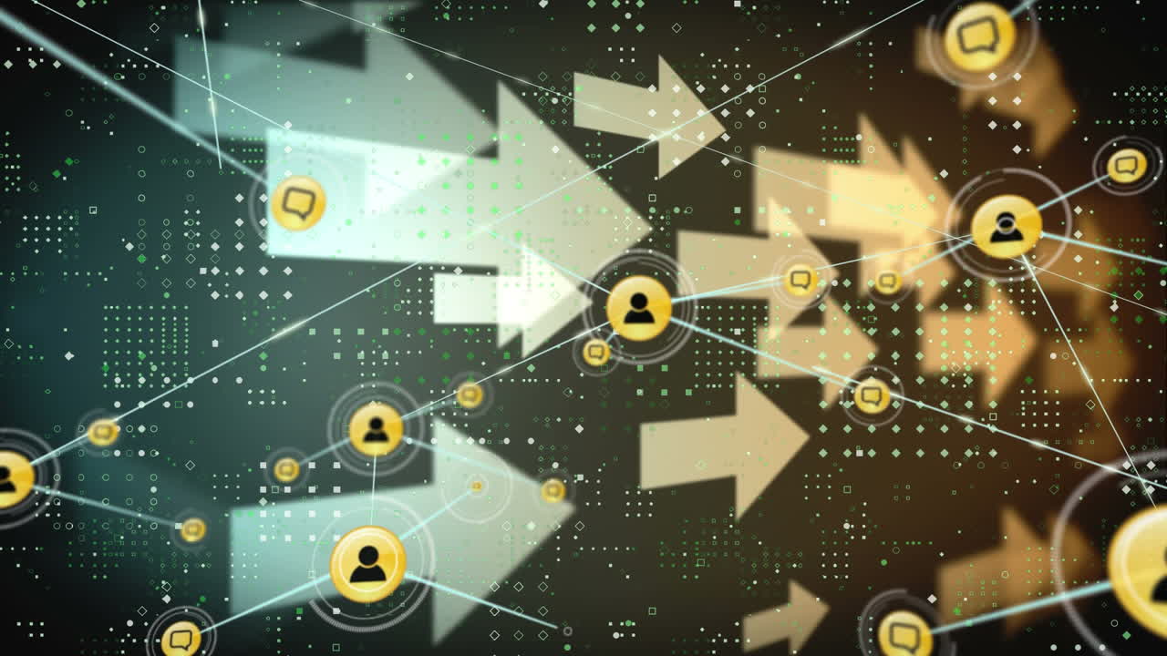 화살표 이동에 대한 연결 아이콘의 웹