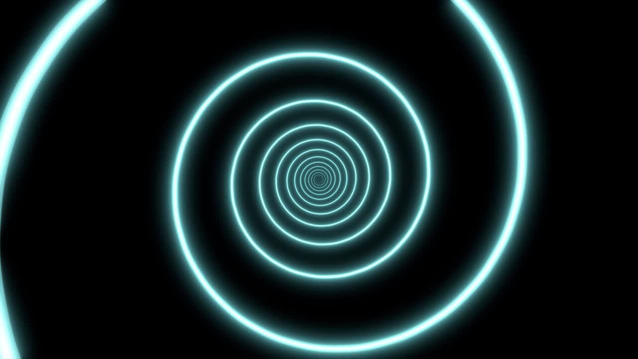 fondo en espiral de neón giratorio