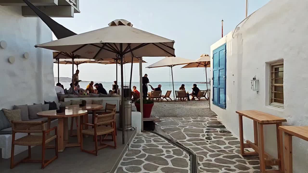 Beachfront Restaurant in Greece