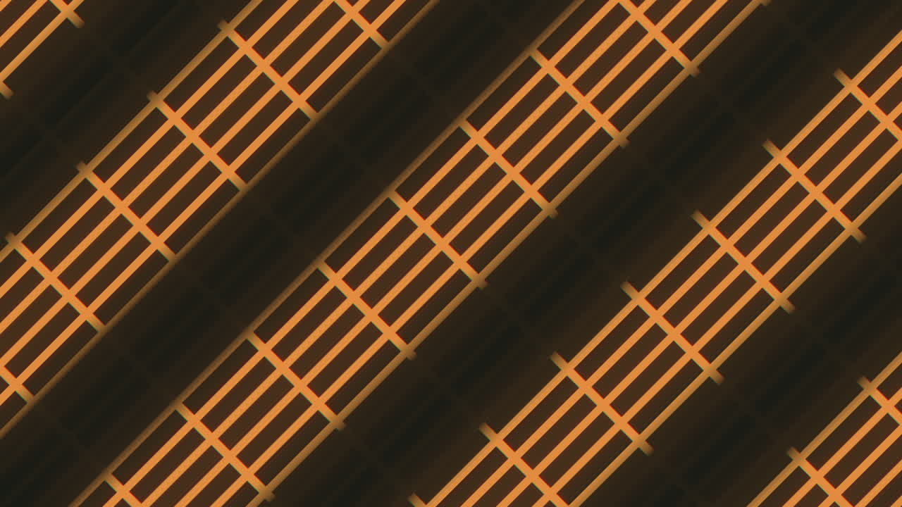 Checkerboard pattern with vibrant orange grid lines
