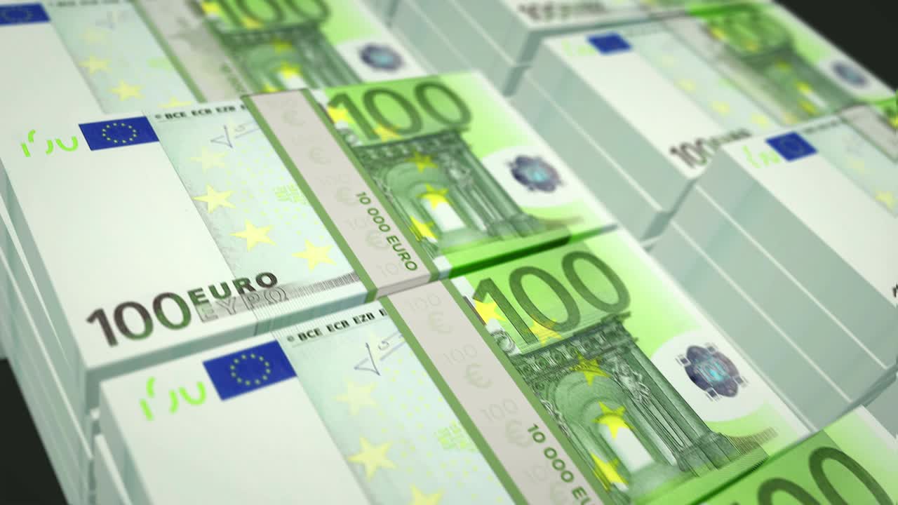 유로화 은행권 패키지 (seamless loop)