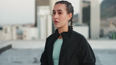 Woman,-jacket-and-stretching-workout