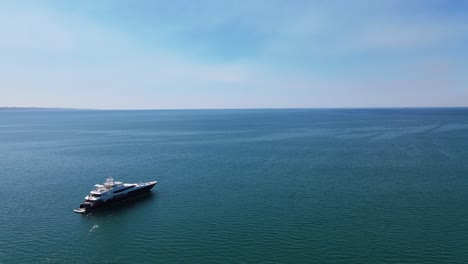 traveling over the calm waves of the sunshine coast - queensland australia