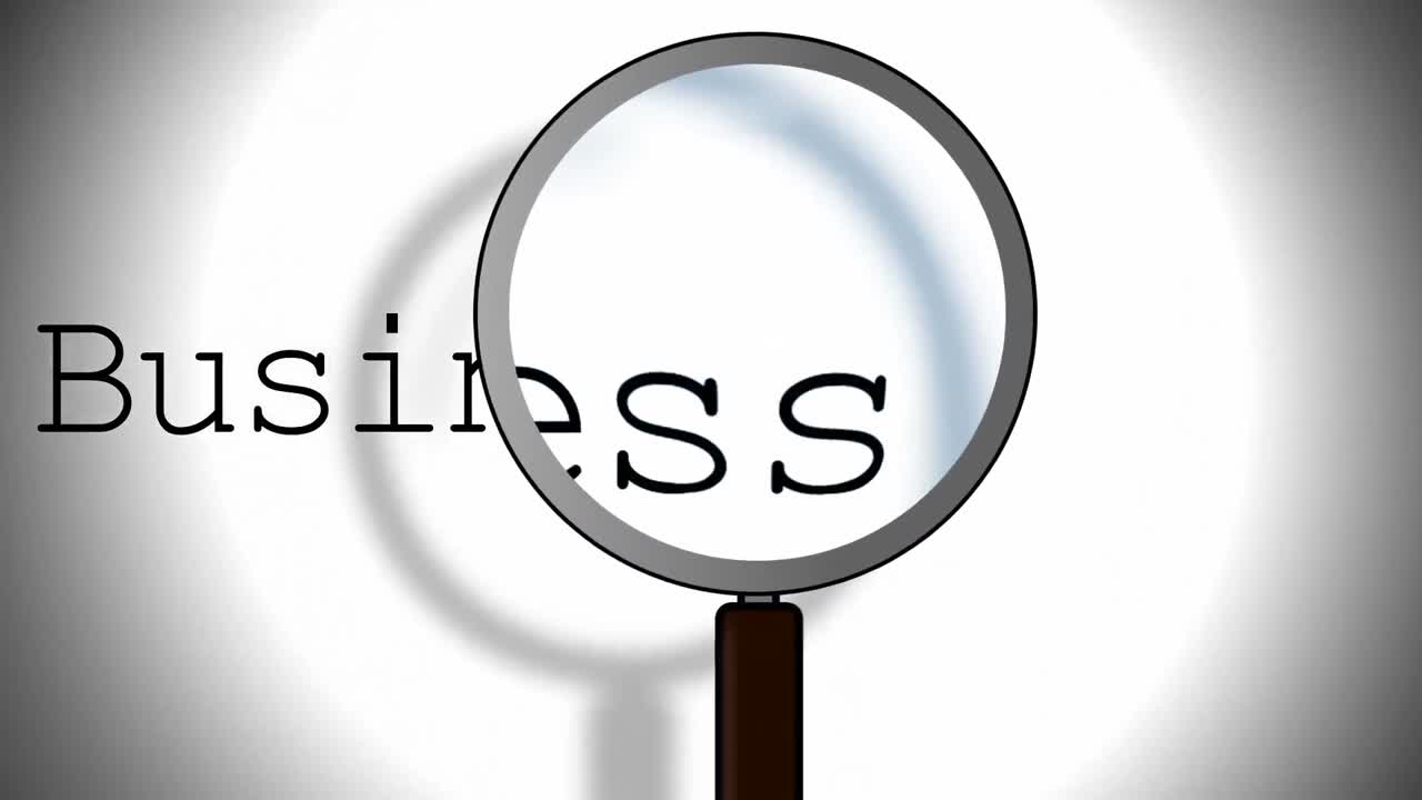 lente d'ingrandimento per affari