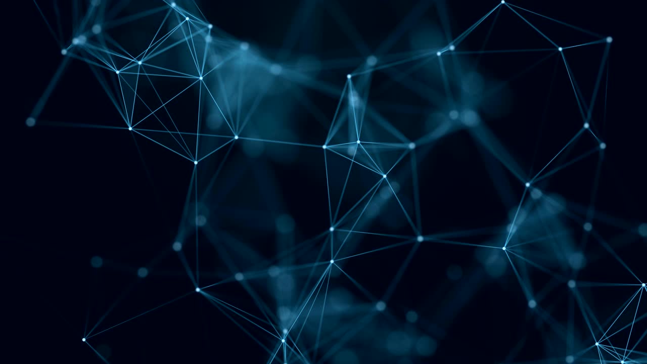 Plexus fantasy abstract technology.