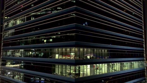 modern office building at night