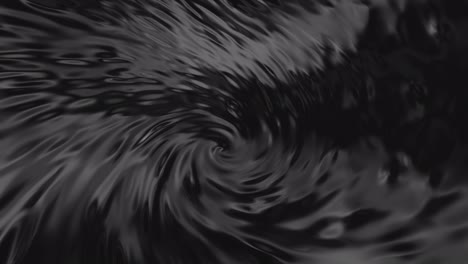 rotation black abstract oil whirlpool or used engine oil, abstract background animation, seamless loop