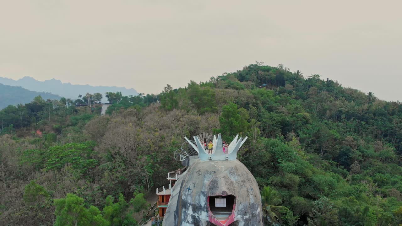 Yogyakarta's Chicken Church at dawn. Indonesia, Central Java