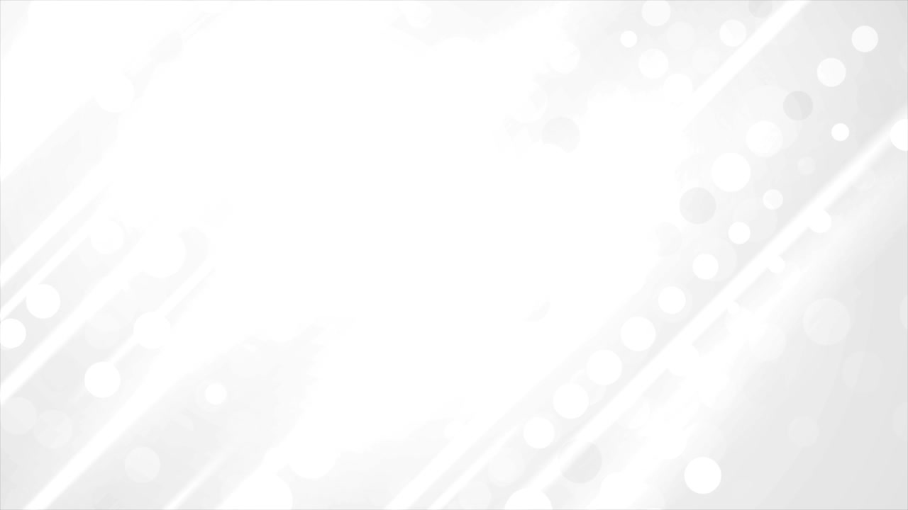 animación de video geométrica abstracta gris brillante con círculos y rayas