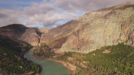 mountain popular for rock climbing in andalusia southern spain