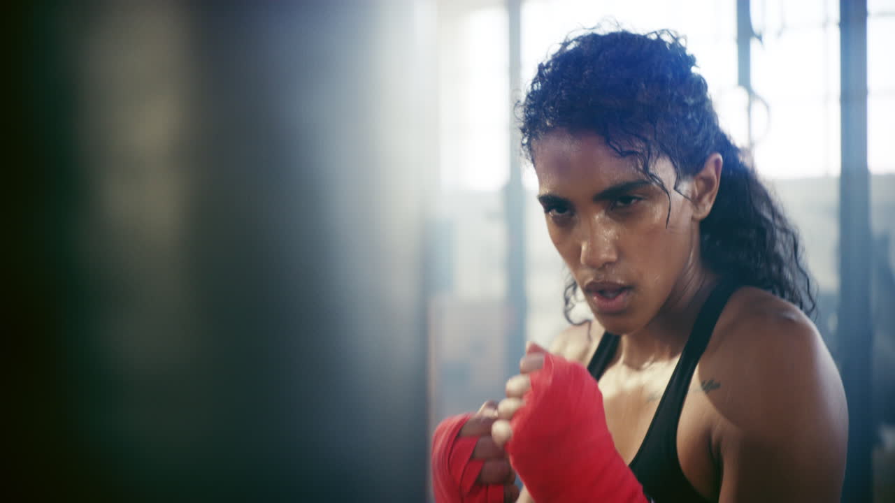 Giving it everything she's got