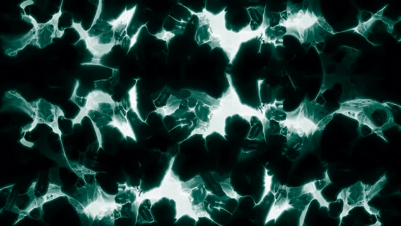 movimiento aleatorio abstracto de llamaradas de luz en la oscuridad, bucle sin costuras. diseño. movimiento caótico de manchas coloridas