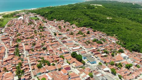 Seitliche-Aufnahme-Des-Strandes-In-Brasilien