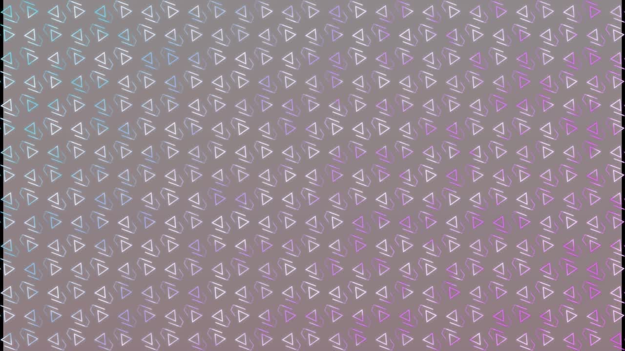 Animation of moving shapes over gray background
