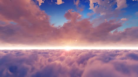 sunrise/sunset cloudscape