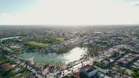 vista a vista de pájaro de la espléndida ciudad de reynosa, méxico