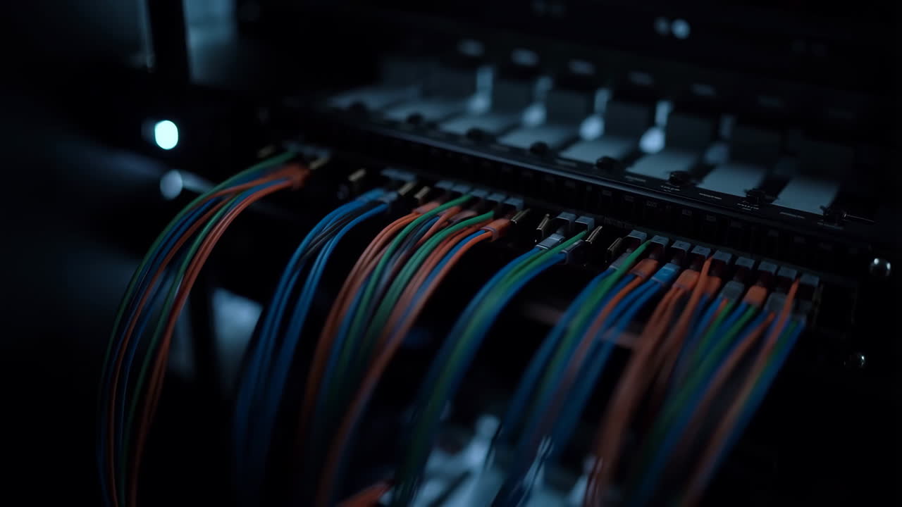 Network Cable Patch Panel