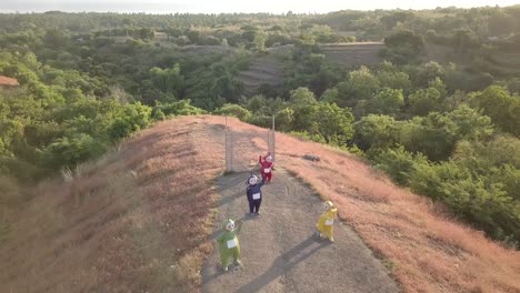 Luftaufnahme-Des-Teletubbies-Hügels-In-Bali