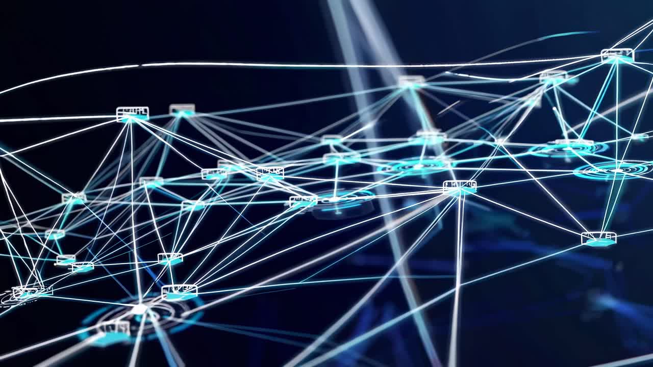 visualización de la red abstracta