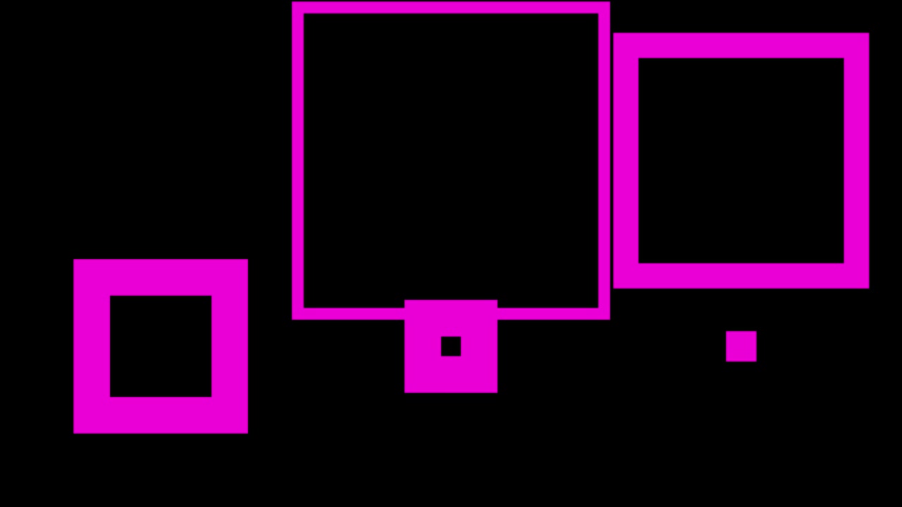 Shape animation square motion graphics