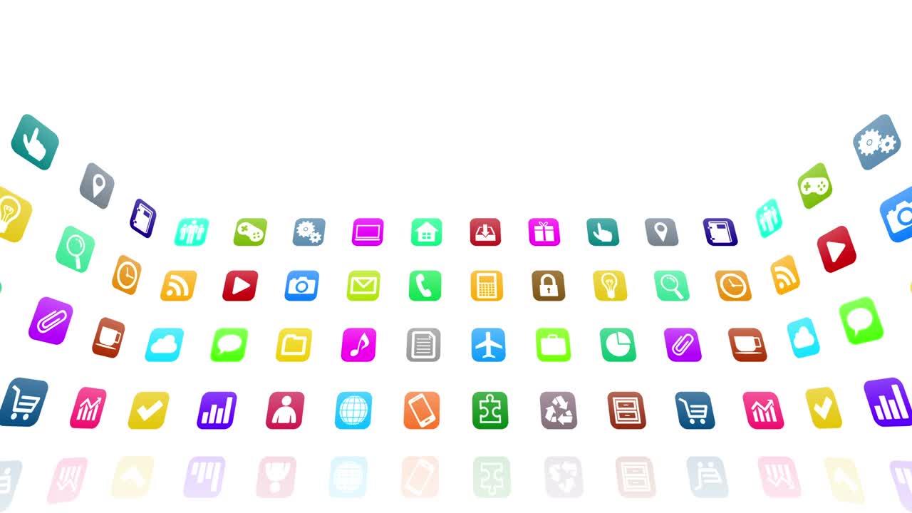icono de tecnología símbolo de red dispositivos digitales en el fondo de internet