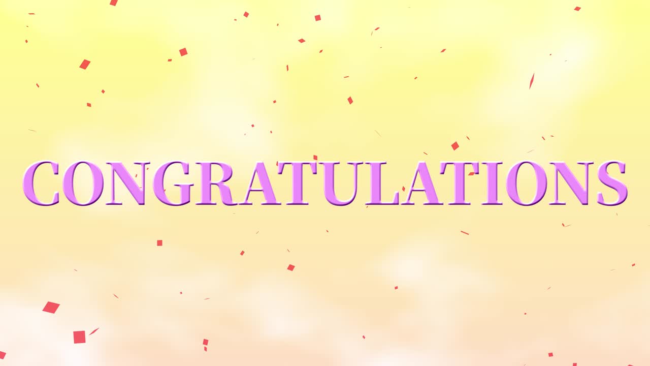 felicitaciones mensaje texto animación gráficos en movimiento