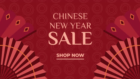 chinese new year sale banner