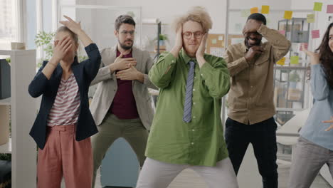 office team dance