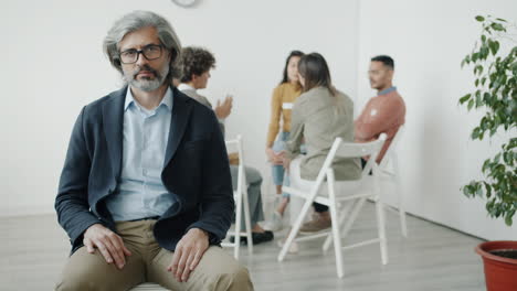 sesión del grupo de apoyo