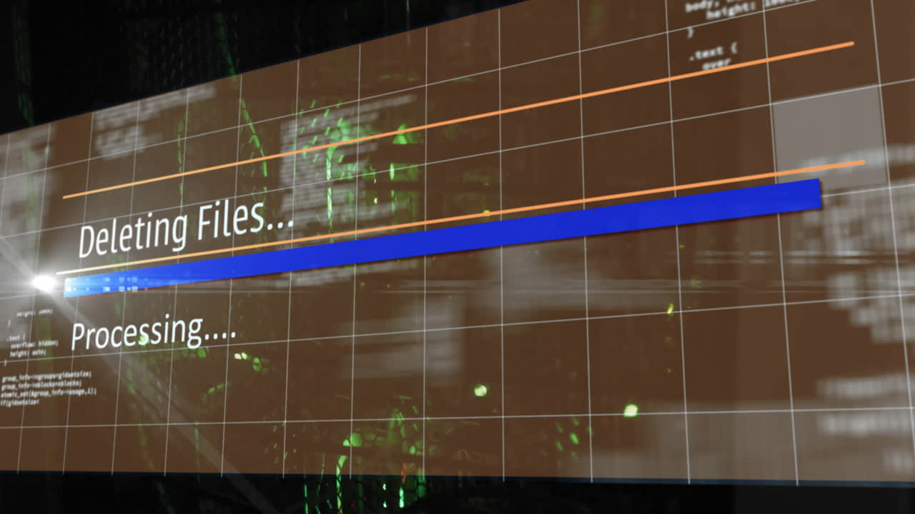 파일을 삭제하는 애니메이션, 서버 을 통해 인터페이스에서 텍스트를 처리