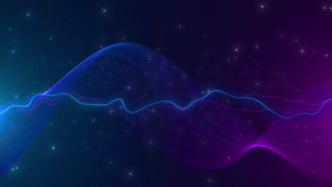 Digital cyberspace technology futuristic cyber wave matrix internet network speed connection