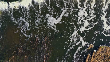 aerial view of a waterfall and river