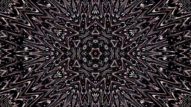 Bright abstract light governing full color, kaleidoscope