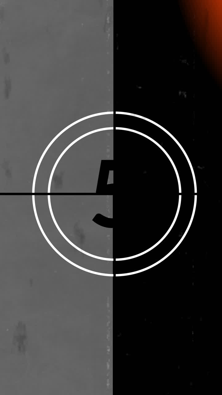 Vintage Film Countdown with Scratches and Light Leaks