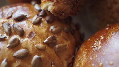 close up of seed buns