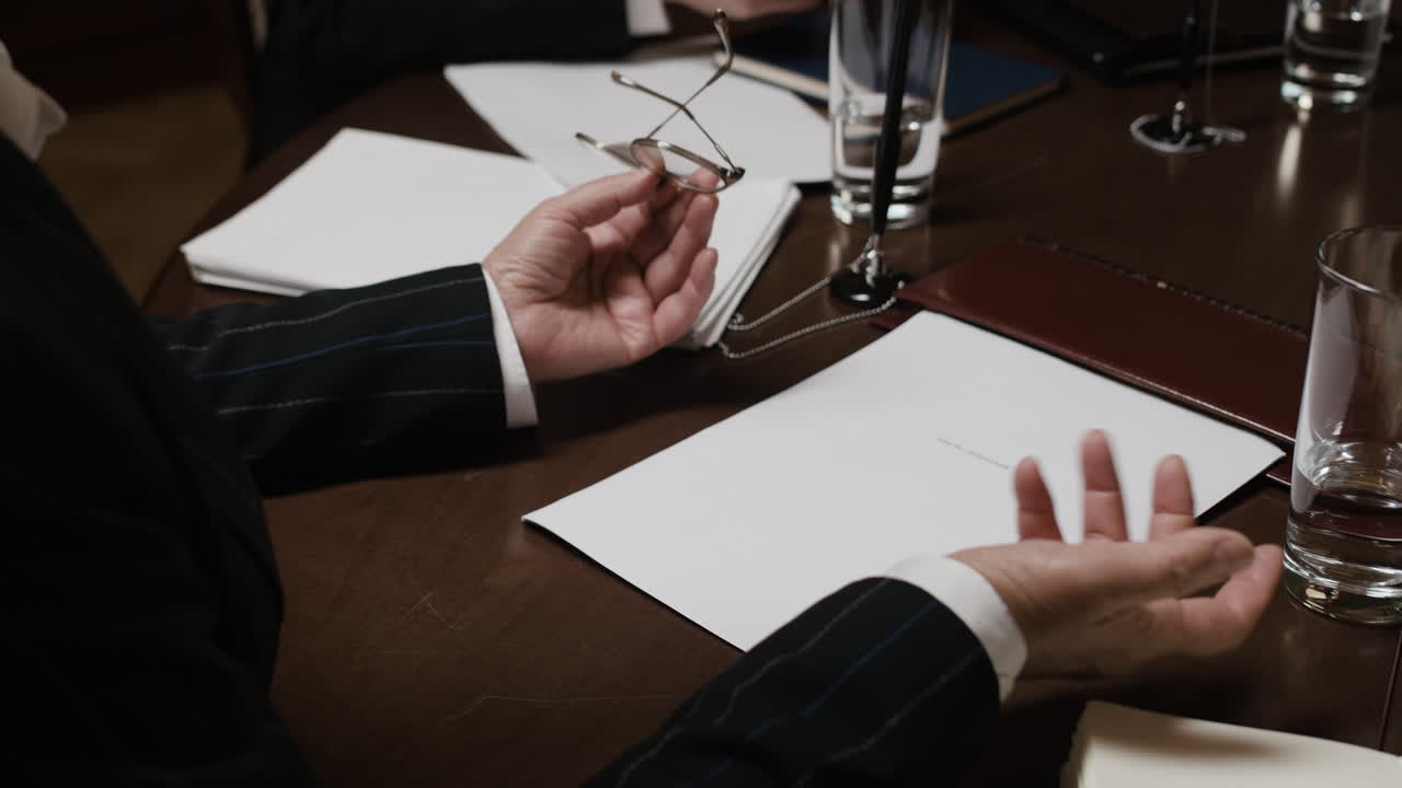 reunión de negocios en curso