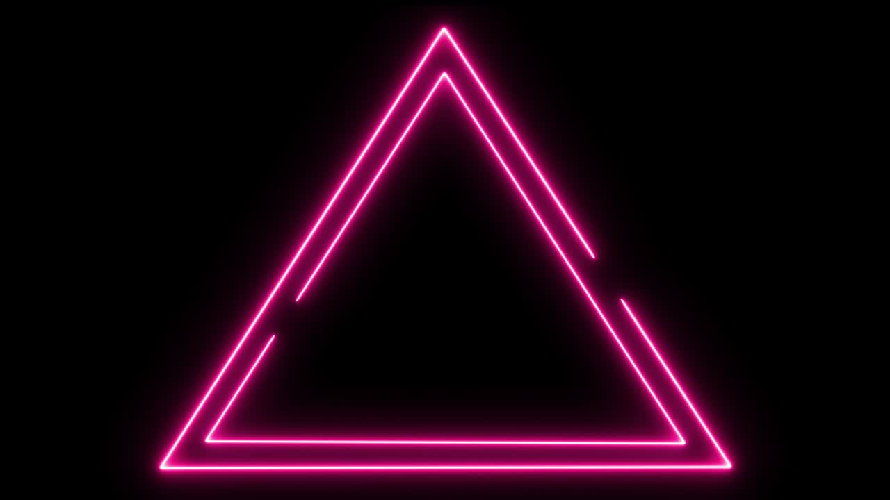 el letrero de atención de neón.