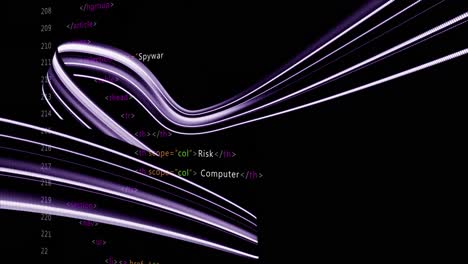 animation of shapes moving over data processing