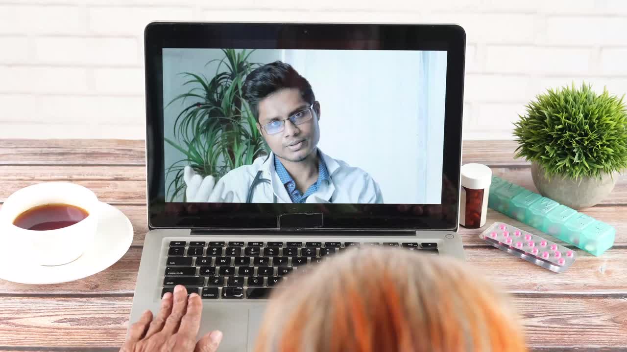 Consulta médica em linha