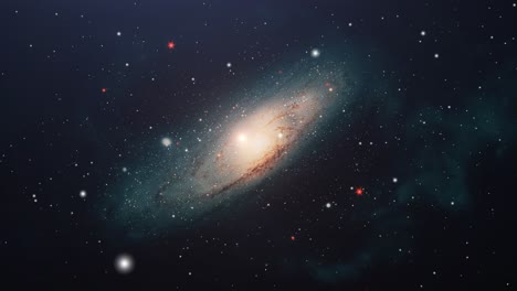 4k universe, a galaxy and stars