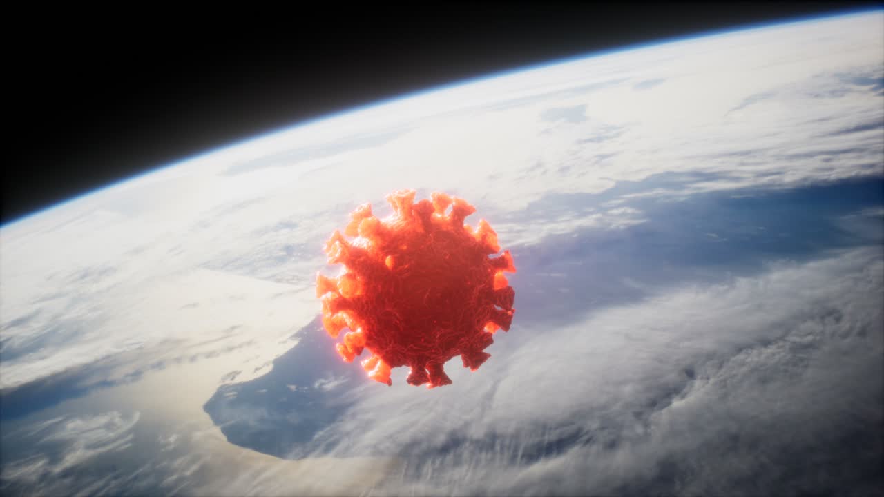 coronavirus covid-19 en la órbita de la tierra