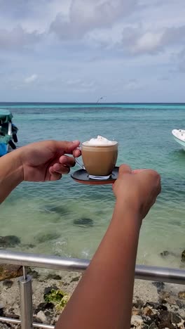 coffee at the beach - captivating seascapes and delightful coffee moments