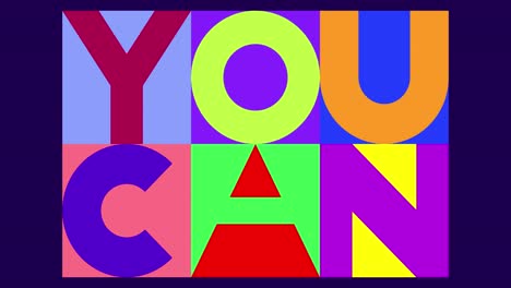 you can
