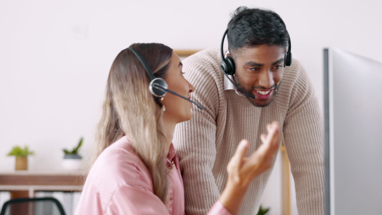 uomini d'affari, call center